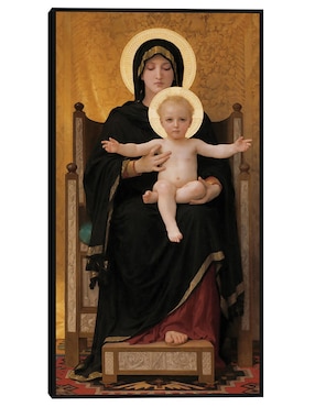 Cuadro decorativo Virgen y Niño (1888) técnica mixta Cuadros Jr Vírgenes