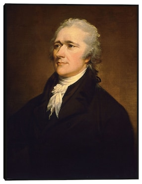 Cuadro decorativo Alejandro Hamilton, c 1806 técnica mixta Cuadros Jr Retratos