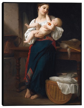 Cuadro decorativo Estrenos caricias (1901) técnica mixta Cuadros Jr Familia