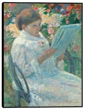 Cuadro decorativo En un balcón (1878-79) técnica mixta Cuadros Jr Retratos