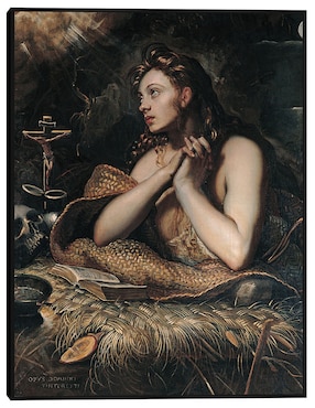 Cuadro decorativo Magdalena Penitente (entre 1598 y 1602) técnica mixta Cuadros Jr Figuras Celestiales
