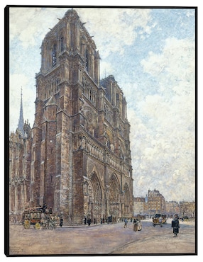 Cuadro decorativo Notre-Dame de París (1901) técnica mixta Cuadros Jr Lugares