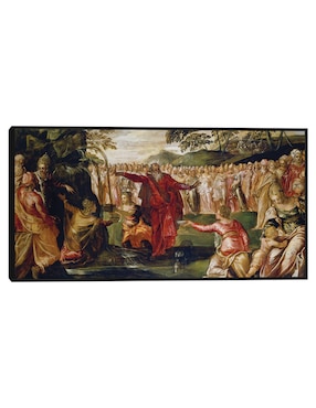 Cuadro decorativo Moisés golpeando la roca (ca 1555 – 1570) técnica mixta Cuadros Jr Figuras Celestiales