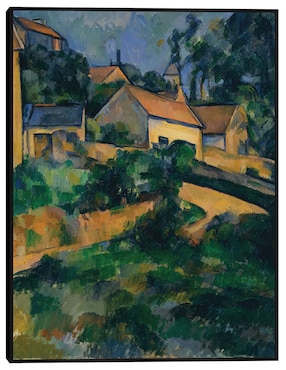 Cuadro decorativo Girando la carretera en Montgeroult (1898) técnica mixta Cuadros Jr Lugares