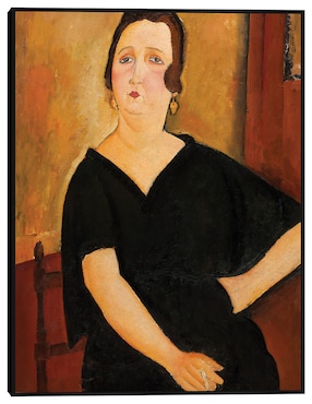 Cuadro decorativo Mujer con cigarrillo (1918) técnica mixta Cuadros Jr Retratos
