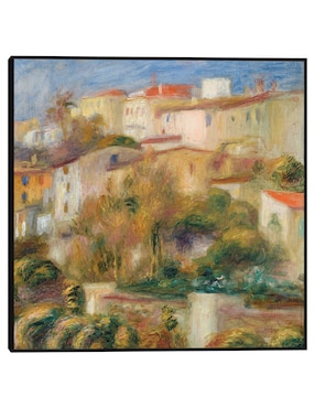 Cuadro decorativo Casas en una colina (Groupe de maisons sur un coteau) (1908) técnica mixta Cuadros Jr Campos
