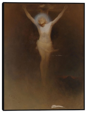 Cuadro decorativo Cristo en la cruz (1891) técnica mixta Cuadros Jr Figuras Celestiales
