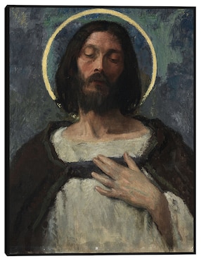 Cuadro decorativo Cristo (c 1905) técnica mixta Cuadros Jr Figuras Celestiales