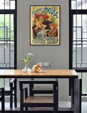 Cuadro decorativo Cervezas de la Meuse (1897) técnica mixta Cuadros Jr Publicidad