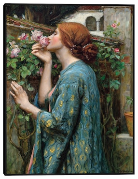 Cuadro decorativo El alma de la rosa (1908) técnica mixta Cuadros Jr Gente
