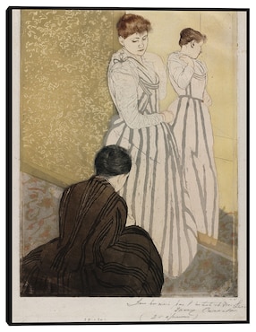 Cuadro decorativo La guarnición (1890-1891) técnica mixta Cuadros Jr Retratos