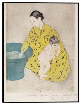 Cuadro decorativo El baño (1890-1891) técnica mixta Cuadros Jr Retratos
