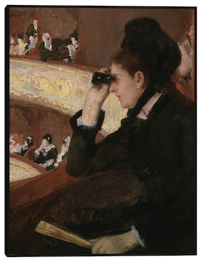 Cuadro decorativo En el palco (1878) técnica mixta Cuadros Jr Retratos