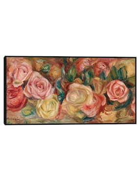 Cuadro decorativo Rosas (Rosas) (c 1912) técnica mixta Cuadros Jr Arreglo Floral