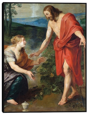 Cuadro decorativo Cristo se aparece a María Magdalena (1610 - 1690) técnica mixta Cuadros Jr Figuras Celestiales