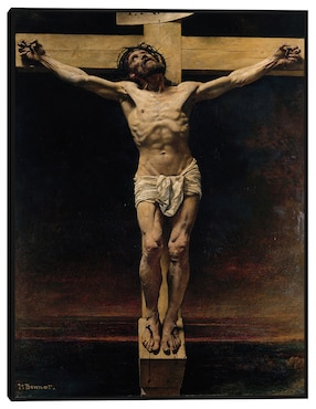 Cuadro decorativo El Cristo en la cruz (1874) técnica mixta Cuadros Jr Figuras Celestiales