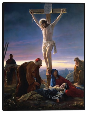 Cuadro decorativo Cristo en la cruz (1870) técnica mixta Cuadros Jr Figuras Celestiales