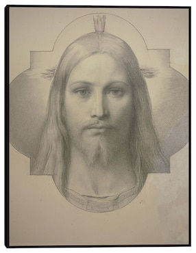 Cuadro decorativo La cabeza de cristo técnica mixta Cuadros Jr Figuras Celestiales