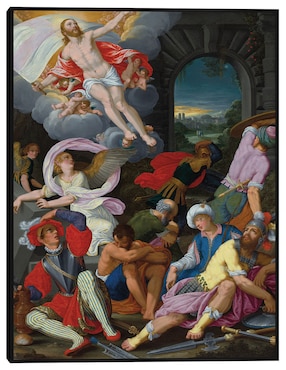 Cuadro decorativo La resurrección de Cristo (1622) técnica mixta Cuadros Jr Figuras Celestiales