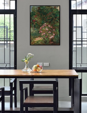 Cuadro decorativo Jardín de flores (1884) técnica mixta Cuadros Jr Inspiración