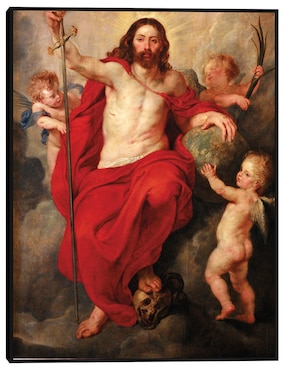 Cuadro decorativo Cristo triunfando sobre la muerte y el pecado (hacia 1615-1616) técnica mixta Cuadros Jr Figuras Celestiales