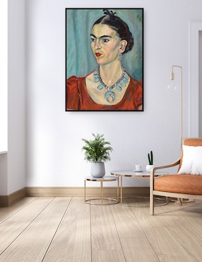 Cuadro decorativo Frida Khalo (1933) técnica mixta Cuadros Jr Gente