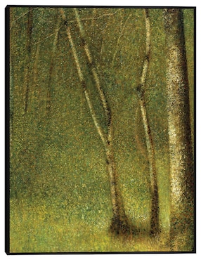Cuadro decorativo El bosque de Pontaubert (1881) técnica mixta Cuadros Jr Bosques