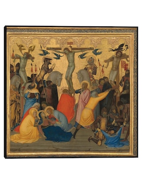 Cuadro decorativo Escenas de la Pasión de Cristo: La Crucifixión [panel central], década de 1380 técnica mixta Cuadros Jr Figuras Celestiales