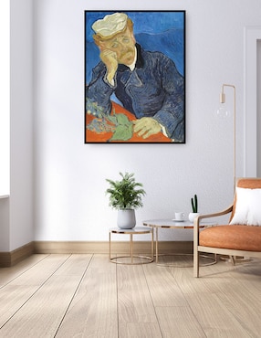 Cuadro decorativo Dr. Paul Gachet técnica mixta Cuadros Jr Gente