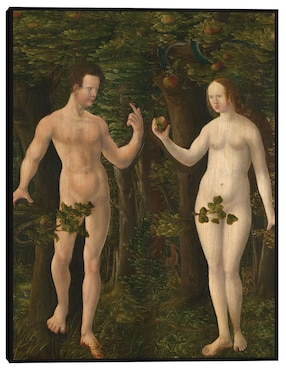 Cuadro decorativo La caída del hombre [panel central], c. 1535 técnica mixta Cuadros Jr Figuras Celestiales