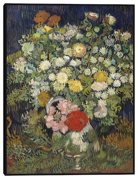 Cuadro decorativo Ramo de flores en un jarrón (1890) técnica mixta Cuadros Jr Ramos