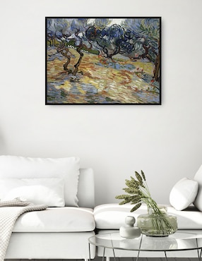 Cuadro decorativo Olivos técnica mixta Cuadros Jr Campos