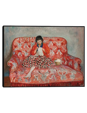 Cuadro decorativo Jeune Fille Cousant Sur Un Canapé (hacia 1925) técnica mixta Cuadros Jr Gente