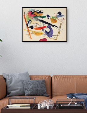 Cuadro decorativo técnica mixta Cuadros Jr Colores