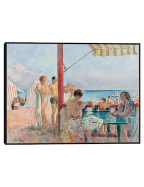 Cuadro decorativo El chiringuito (1923-25) técnica mixta Cuadros Jr Playas