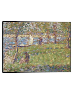 Cuadro decorativo Estudio para La Grande Jatte (1884-1885) técnica mixta Cuadros Jr Lagos