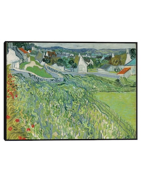 Cuadro decorativo Viñedos de Auvers (1890) técnica mixta Cuadros Jr Inspiración