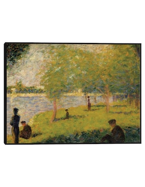 Cuadro decorativo Estudio,Un domingo en La Grande Jatte, (1884) técnica mixta Cuadros Jr Lagos