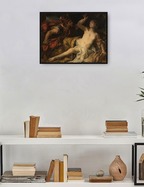 Cuadro decorativo Tarquinio y Lucrecia (1692) técnica mixta Cuadros Jr Gente
