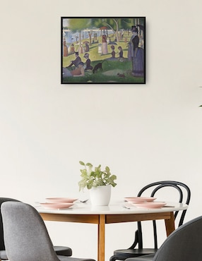 Cuadro decorativo Un domingo en La Grande Jatte (1884) técnica mixta Cuadros Jr Gente