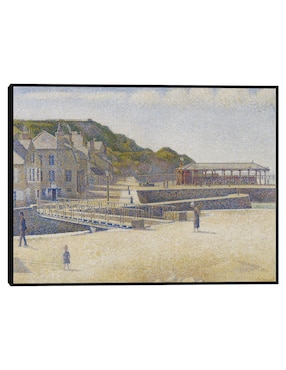 Cuadro decorativo Puerto-en-Bessin (1888) técnica mixta Cuadros Jr Playas