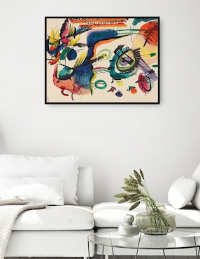 Cuadro decorativo Borrador de ,Composición VII, Yo (1913) técnica mixta Cuadros Jr Colores