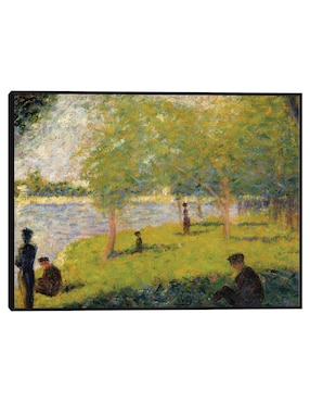 Cuadro decorativo Estudiar para un domingo en La Grande Jatte (1884) técnica mixta Cuadros Jr Lagos