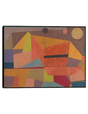 Cuadro decorativo Alegre paisaje de montaña (1929) técnica mixta Cuadros Jr Colores