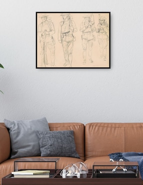 Cuadro decorativo técnica mixta Cuadros Jr Bocetos