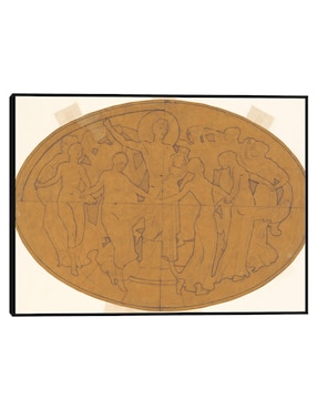 Cuadro decorativo Estudio para ,Apolo y las musas, (hacia 1921) técnica mixta Cuadros Jr