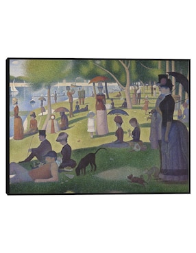 Cuadro decorativo Un domingo en La Grande Jatte (1884) técnica mixta Cuadros Jr Gente