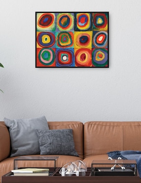 Cuadro decorativo técnica mixta Cuadros Jr Colores