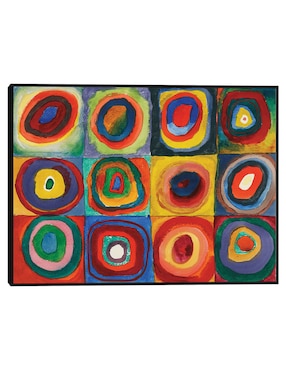 Cuadro decorativo técnica mixta Cuadros Jr Colores