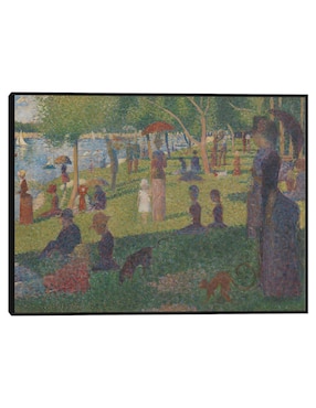 Cuadro decorativo Estudio para ,Un domingo en La Grande Jatte, (1884) técnica mixta Cuadros Jr Gente